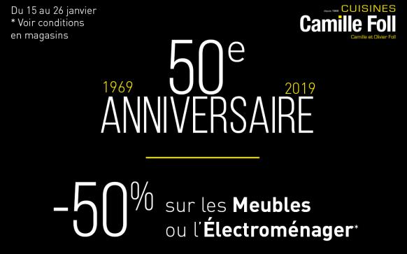 Les cuisines Camille Foll fêtent leur 50ème anniversaire !